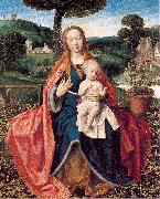 PROVOST, Jan The Virgin and Child in a Landscape Sweden oil painting artist